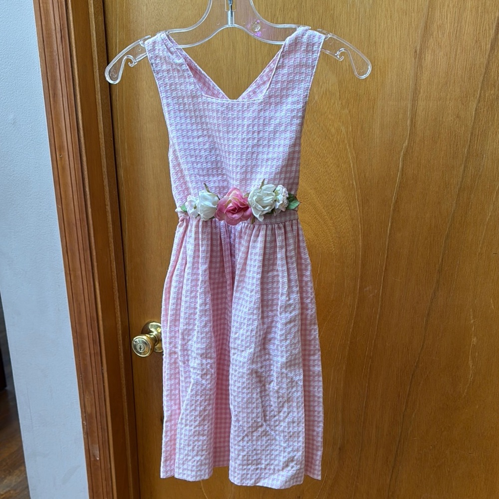 Girls pink dress from Plum Pudding.  Size 5